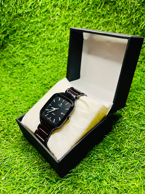 Premium Black Square Dial Watch