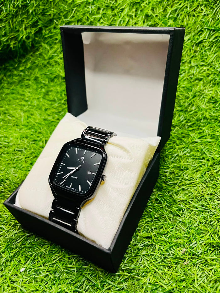 Premium Black Square Dial Watch