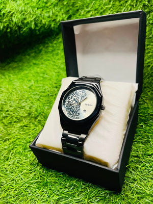 Premium Black Arabic  Watch